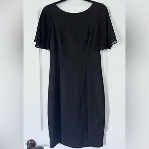 White House Black Market Black Midi Dress